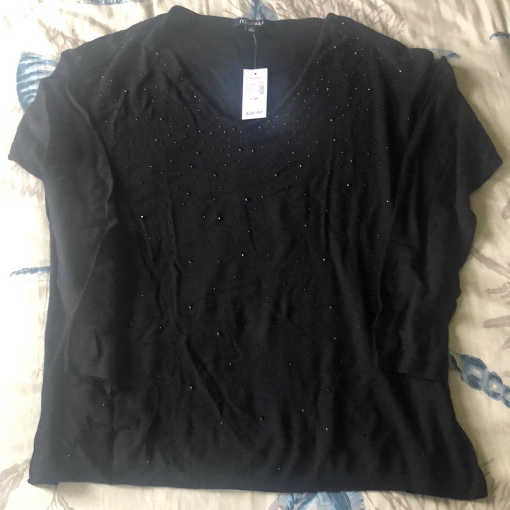 Black sparkly sweater